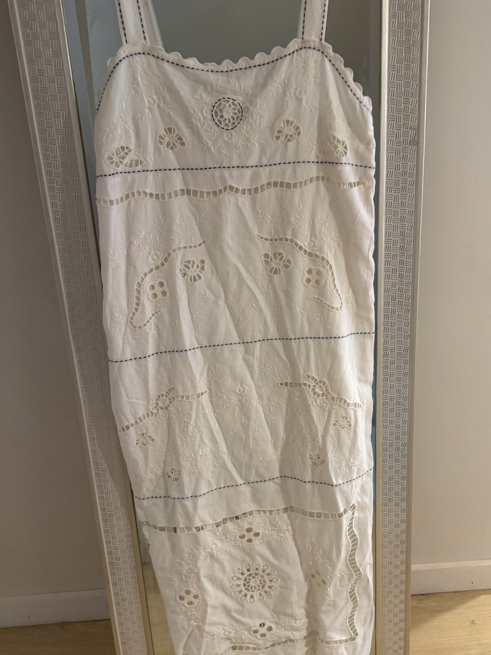 NWT Zara ZW Collection Embroidered Dress - Picture 3 of 14